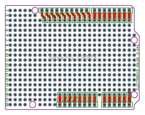 100 шт./лот) Прототип PCB для UNO R3 щит наборов "сделай сам"