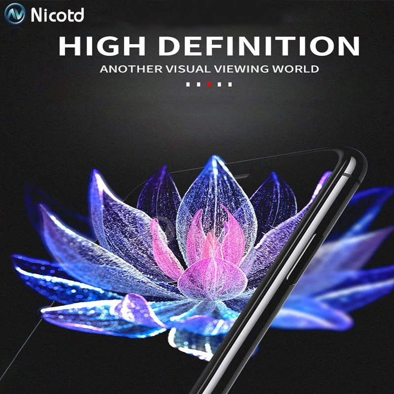 Nicotd 9D Volle Abdeckung Gehärtetem Glas Für iPhone 8 6 s 6 Plus Screen Protector für iPhone XS MA