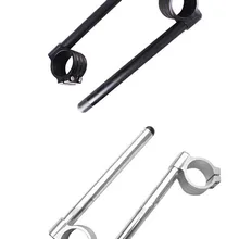 Универсальный мотоциклетный гоночный зажим cnc Ons Руль Вилка ручки баров черный/серебристый 31 мм 32 мм 33 мм 35 мм 37 мм 39 мм 41 мм 50 мм 51 мм