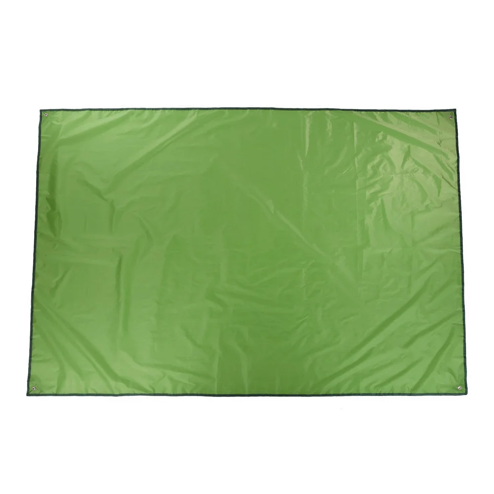 Waterproof Outdoor Camping Mat Beach Picnic Blanket Foldable Ground Cover Pad Floor Tarp Tent Footprint(Green 100*150