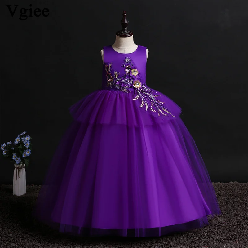 

Vgiee Princess Dresses Party Christmas Dress For Girls 10 To 12 Years Children Clothes Sleeveless Cute