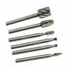 New 6pcs HSS Routing Router Grinding Bits Burr For Rotary Tool Dremel Mini ► Photo 1/6