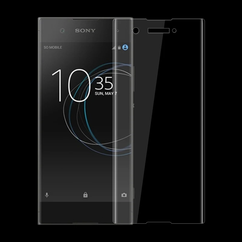 Закаленное стекло с полным покрытием для Sony Xperia XA1 plus Ultra 3D Защитная пленка экрана