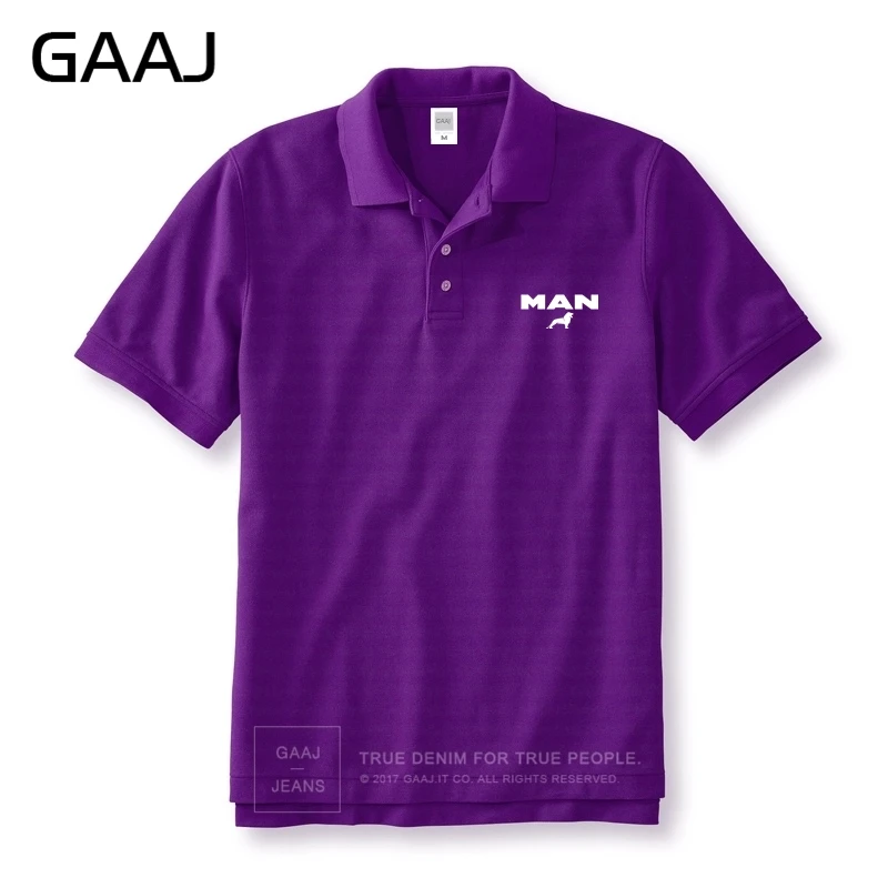 Мужские рубашки поло с новым логотипом для грузовиков и машин, мужская и женская брендовая одежда унисекс, мужские фирменные толстовки, рубашки поло для мужчин, деловые и повседневные Модные - Цвет: Purple