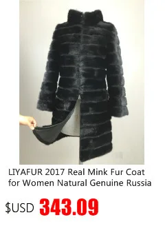 LIYAFUR натуральный норковый мех пальто с капюшоном для женщин натуральный мех зима длинный теплый русский роскошный пальто с поясом черная верхняя одежда