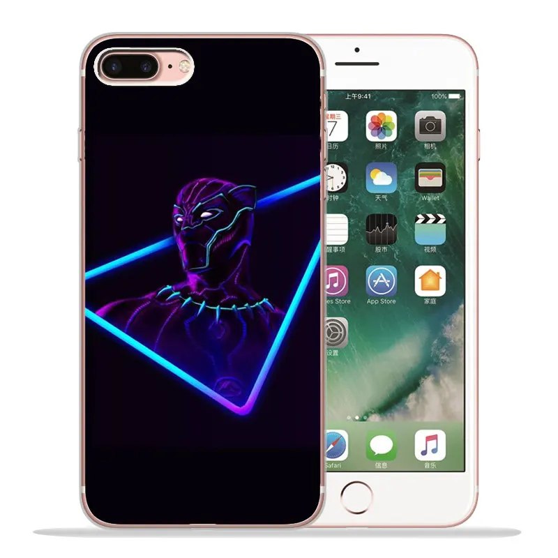 Роскошный чехол Marvel для iPhone X, XR, XS, Max, 5, 5S, SE, 6, 6 S, 7, 8 Plus, силиконовый чехол, чехол, Capinha Etui, Железный человек, Тор, ракета