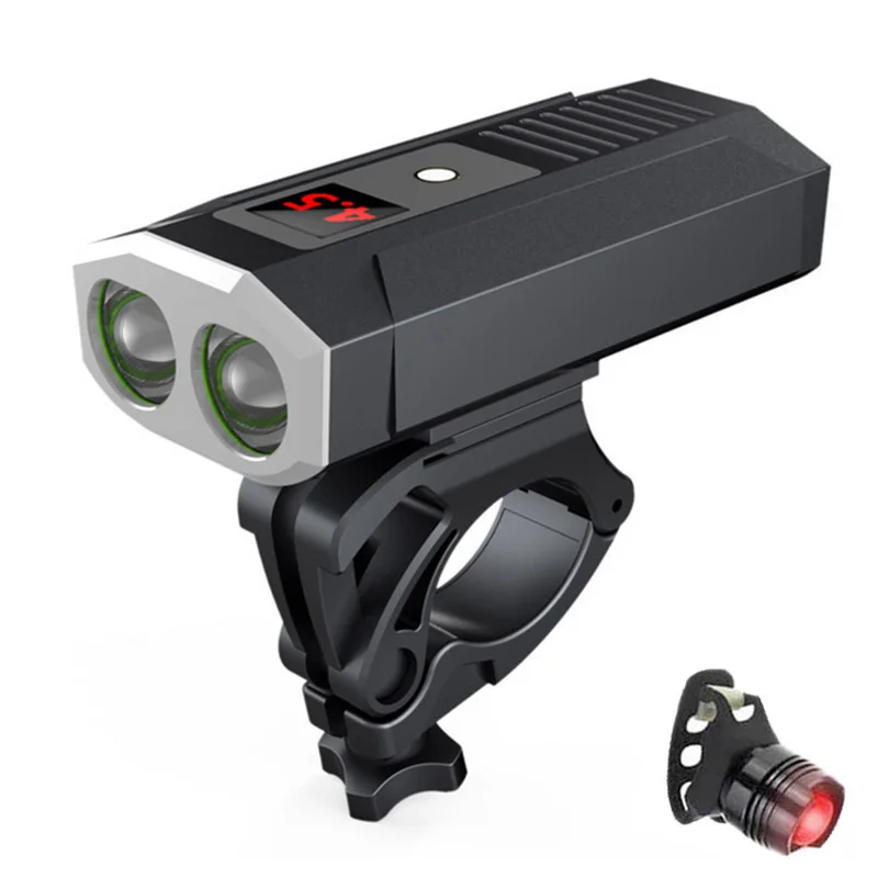 Sale 2019 Bicycle Lights Bike LCD Led Running Light Battery Mobile Power Bank USB Cycle Front Light Mtb Flashlight lantern fietslamp 0 Sale 2019 Bicycle Lights Bike LCD Led Running Light Battery Mobile Power Bank USB Cycle Front Light Mtb Flashlight lantern fietslamp 0