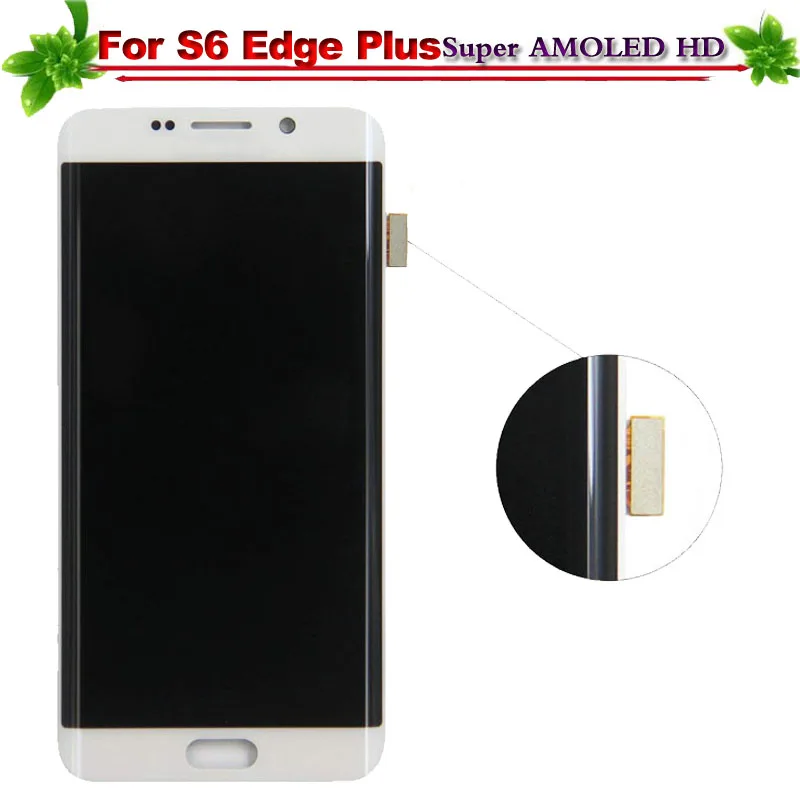 Замена для samsung galaxy S6 edge Plus ЖК дисплей Дисплей Сенсорный экран полный комплект