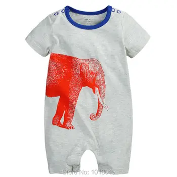 

Branded Quality 100% Cotton Ropa Bebe Summer Newborn Baby Boys Clothing Clothes Creeper Jumpsuits Short Sleeve Rompers Baby Boys