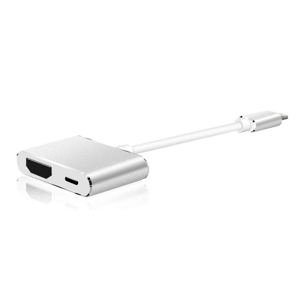 Цифровой AV адаптер Moveski L8 для преобразователя Lightning/HDMI 1080P HD iPad iPhone 6 7 8 серии|Кабели