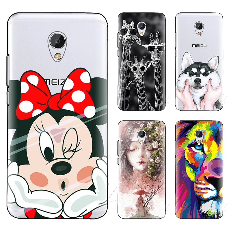 

Meizu MX6 Case 5.5 inch Soft Silicone TPU Cool Cartoon Design Pattern Back Cover For Meizu MX 6 Phone Cases Hot Selling