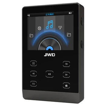 

JWD JWM-107 16GB MP3 Player Metal HiFi Music Player DAC APE FLAC WAV Loseless Audio Player Bluetooth Function Touch Button