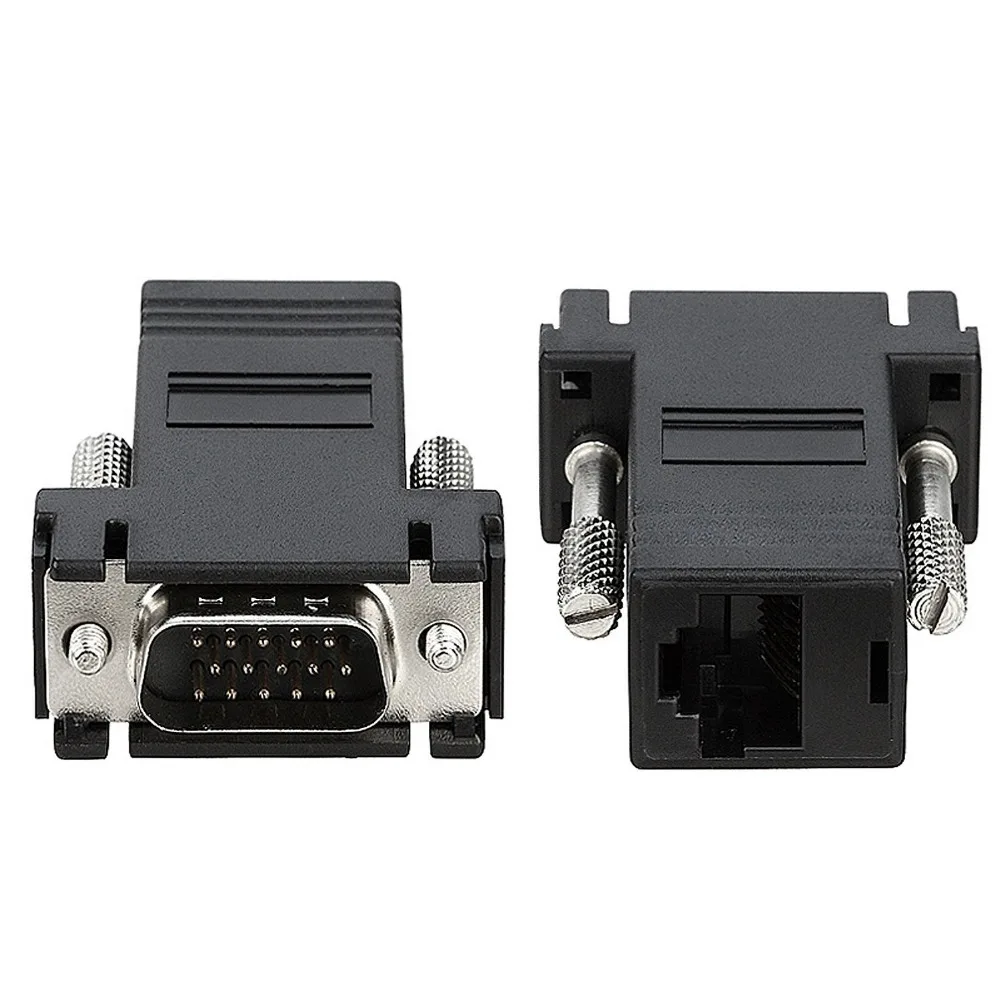 

Оптовая продажа, сетевой адаптер 500 шт./лот «папа»-«папа» CAT5 CAT6 VGA-RJ45