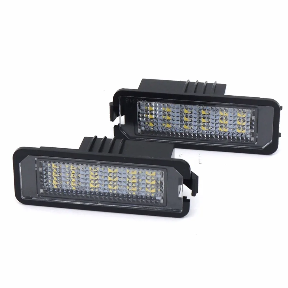 2CPS 18LED номерной знак светильник для VW Volkswagen Golf 4 5 6 Eos Lupo Beetle Passat CC Scirocco Polo Skoda SEAT