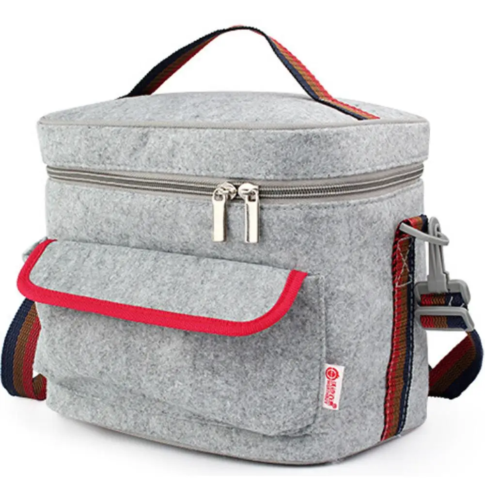 

Lunch Bag Women Kids Lunch Box Insulated Tote Adjustable Shoulder Strap Water-resistant Outdoor Work Business School Picnic Bags
