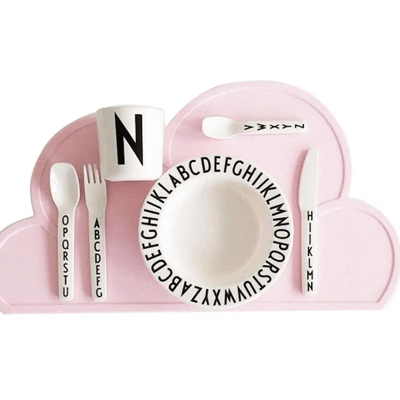 New Baby Kids Silicone Cloud Placemat Table Mat Food Mats Dining Table Placemats Feeding Plate