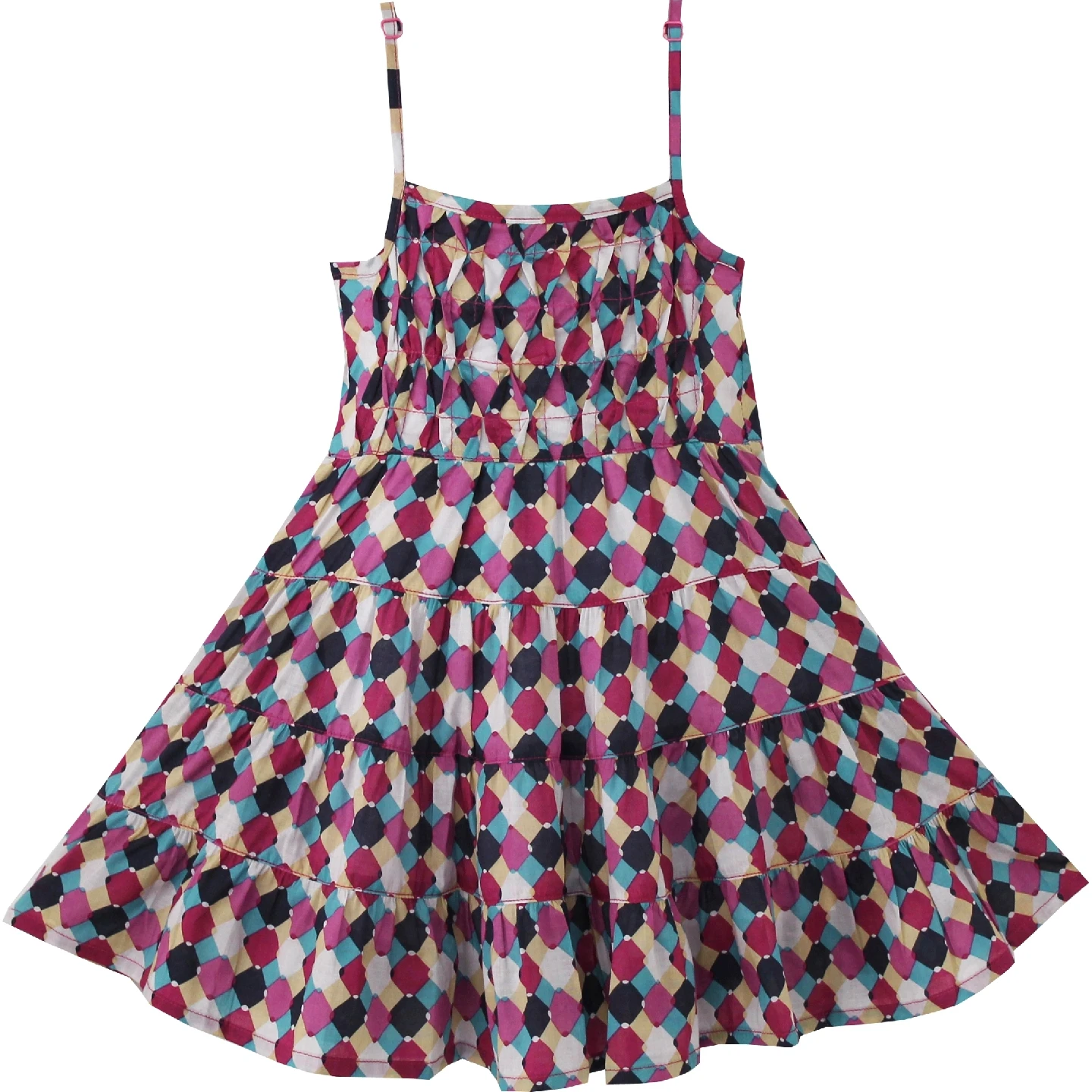 Sunny Fashion платья для девочек Копченый Коричневый Пляж Sundress Элегантный Вечеринка
