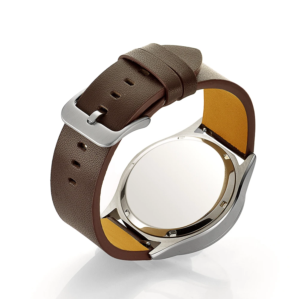 YILIZOMANA 22 мм ремешок для часов из натуральной кожи ремешок для мужчин и женщин часы для samsung gear S3 классический Frontier Galaxy часы 46 мм - Цвет: Brown