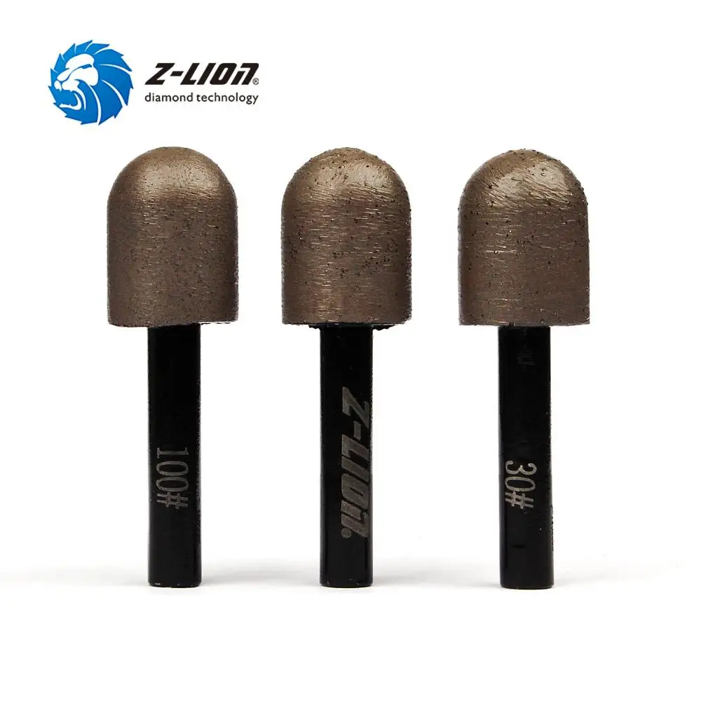 

Z-LION 3pcs Diamond Drills Bit Sharpening Tool Sintered Metal Bond Diamond Sharpener Sanding Tool Coarse Grit 30/50/100