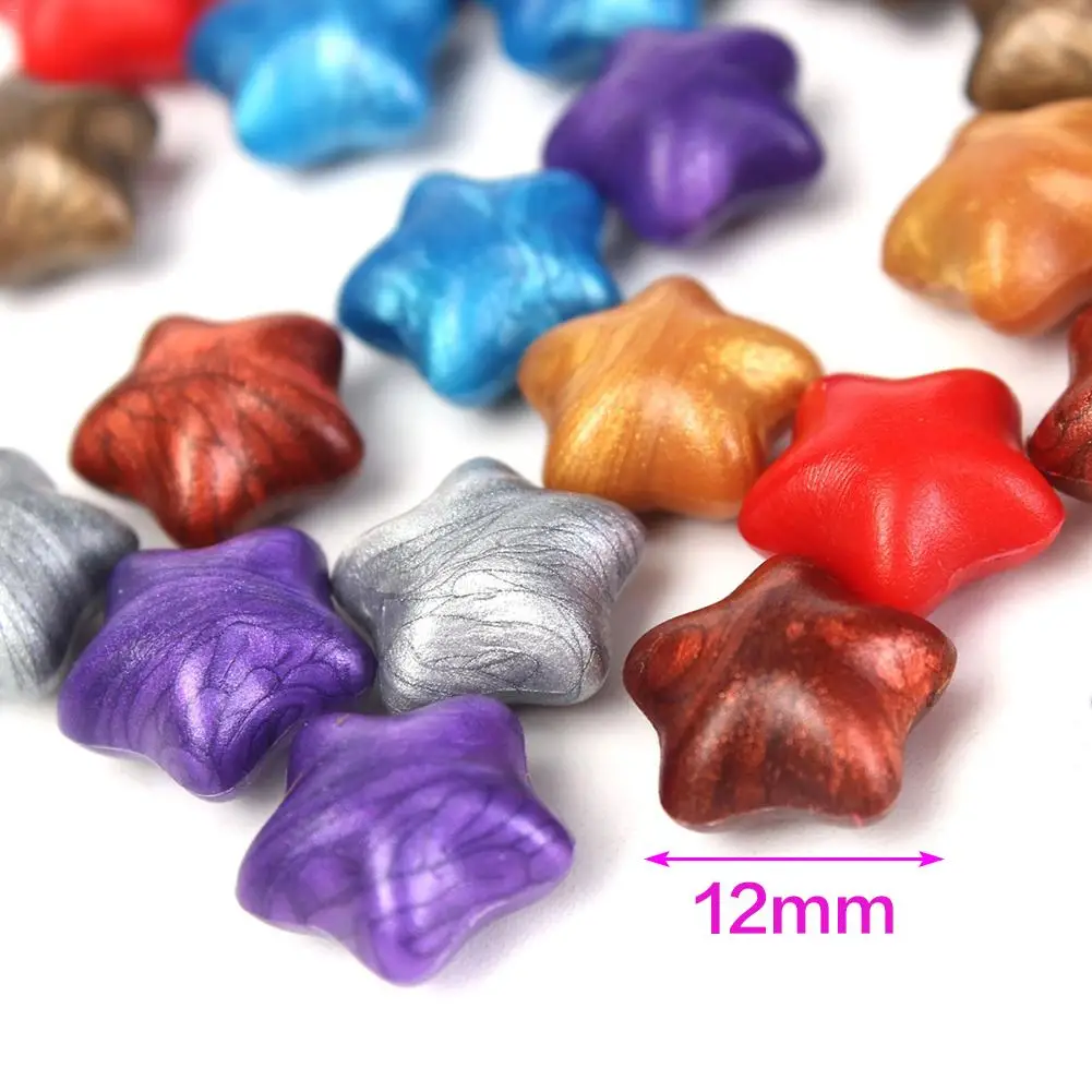 100pcs Five-point Star Vintage Wax Paint Sealing Granule DIY Gift Box Sealing Wax Envelope Greeting Card Pentagram Wax Paint