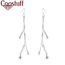 Красивые серебряные женские серьги-гвоздики, Винтажные Ювелирные изделия, опт, свисающие серьги brincos, горячая распродажа, серьги для женщин