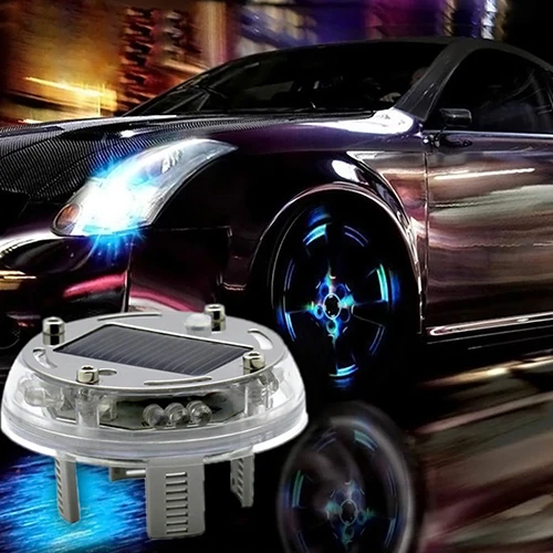  4Models Cool Design 12 LED Car Vehicle Auto Solar Energy Flash Wheel Tire Light Lamp - 32870413100