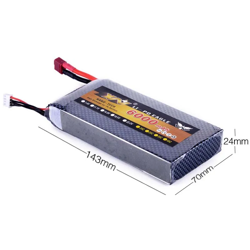 Оригинальный аккумулятор 6000 мАч 3 S 11 1 В 30C MAX 70C lipo pil xt60 T fis batteria AKKU accufor ucak