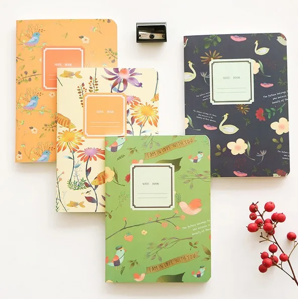 

1Pcs 12.5x8.5cm Simple MIni Notepad,student diary book,soft copy notebook stitching binding, composition book