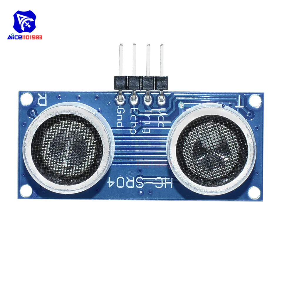 Sensore Ultrasuoni HC-SR04 - 10 Pezzi, Per Robotica, Misura Distanza 2cm-4m