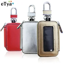 ETya Лидер продаж автомобилей Ключевые кошельки Для женщин Для мужчин из натуральной кожи ключ портмоне держатель мешка ключница унисекс ключ стойка для цепочек кошелек