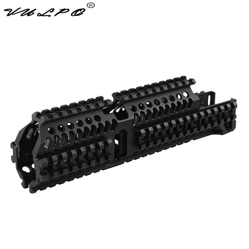 Vulpo Ak47 Tactical Quad Rail Picatinny Handguard System For Ak Airsoft Aeg Scope Mounts