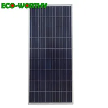 ECO-WORTHY 150 Вт 18 в Поликристаллический солнечный мощность панель для 12 В батарея зарядное устройство off Grid батарея зарядки для яхты домашний комплект
