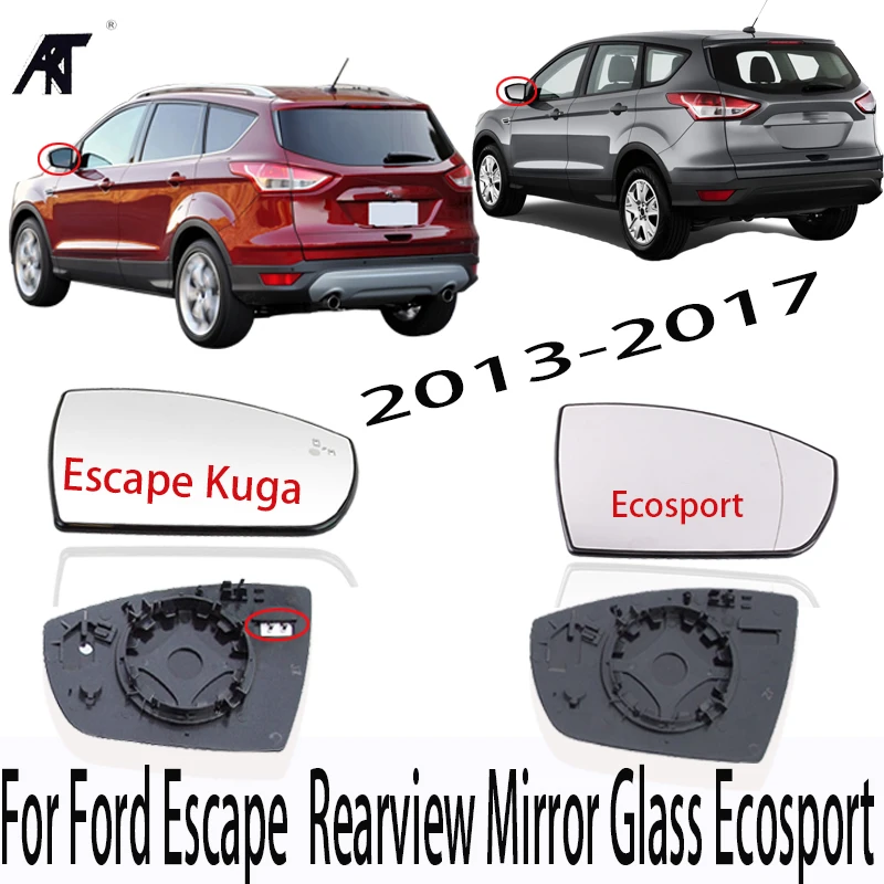 Высокое качество Внешнее Зеркало Заднего Вида Стекло для Ford Escape Kuga Ecosport 2013 зеркало заднего вида стекло с электрическим