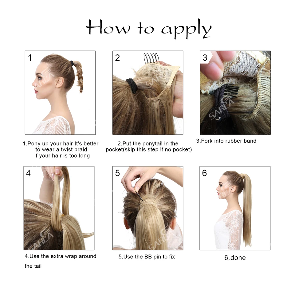ponytail extension application