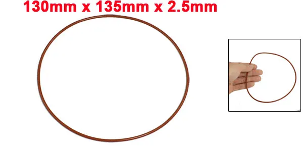 Uxcell 1 шт. 2,5 мм красный силиконовые уплотнительное кольцо сальника идентификатор прокладок 100 мм 105 мм 110 мм 115 мм 125 мм 130 мм 80 мм 85 мм 90 мм