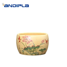 80 мл фиолетовая глина yixing чайная чашка натуральный сегмент грязь Zisha кружка с ручной росписью узор маленький чайные пиалы мастер чашки для Саке посуда для напитков