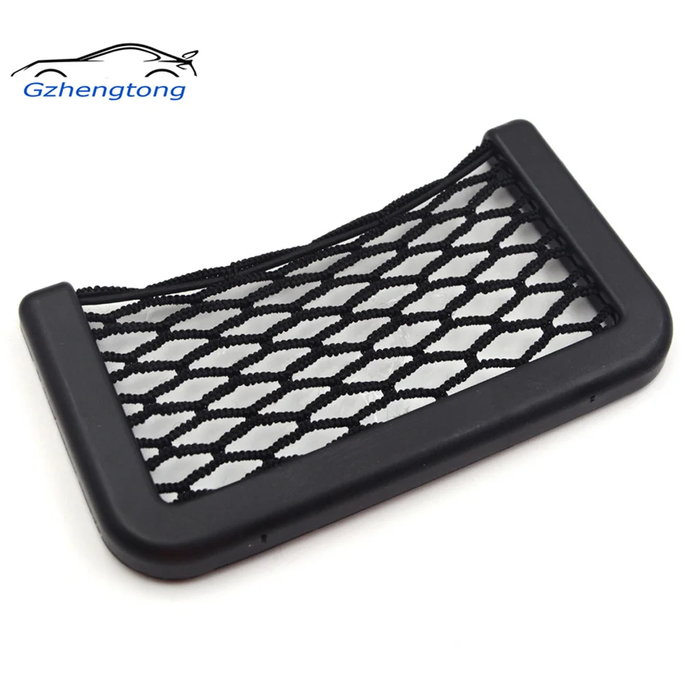 

Gzhengtong New Vehicle Storage Mesh Resilient Car Carrying String Bag Nylon Network Pocket Handphone Holder Auto Accessories