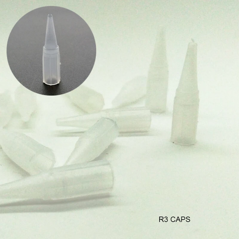 R3 колпачки для перманентного макияжа 3RL наконечники для татуажа стерилизованная упаковка 3RS Наконечник иглы пму для машинного использования 100 шт. принадлежности для татуажа микроблейдинг