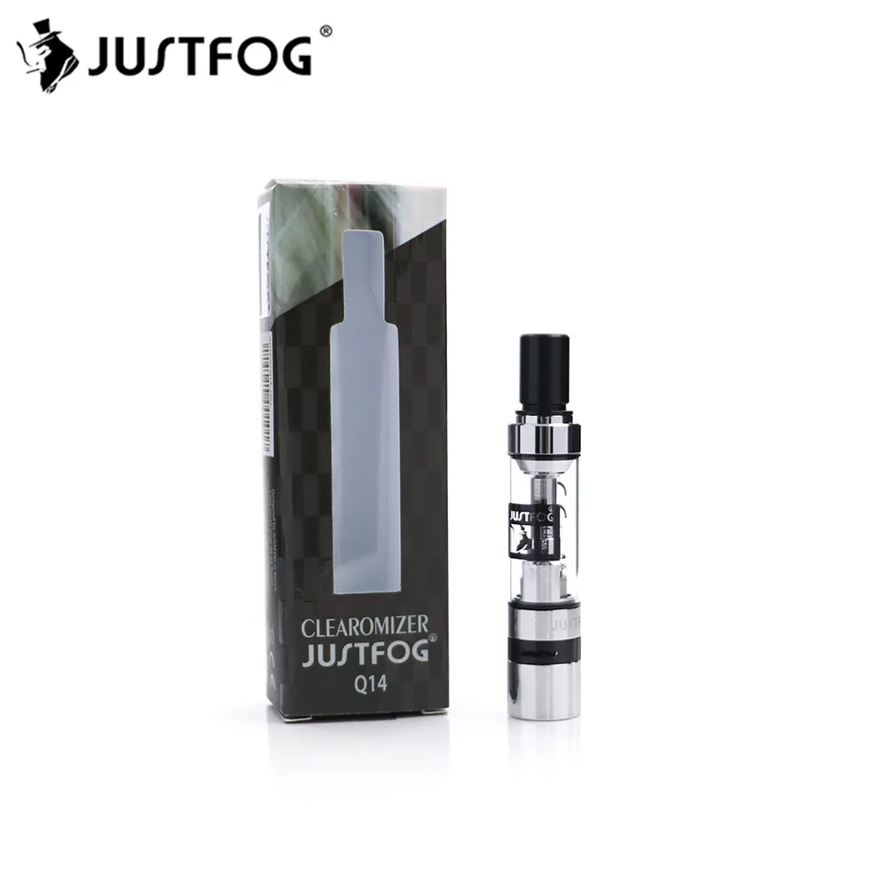 

5PCS/lot Justfog Q14 Clearomizer for Q14 Starter kit with justfog q16 coils smallest atomizer compatibility with most batteries