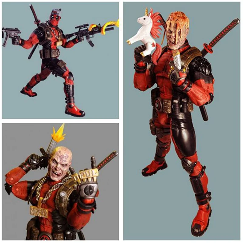 

Ultimate Deadpool Mutants Toys Action Figurines PVC Model Collectible Toy Movable Joints Deadpool Anime Gift Brinquedos Doll XM