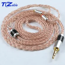 Jack 3 5mm Audio Cable Earphone For MMCX se215 se315 se535 se846 Headset Hifi Headphone Upgrade Cable Crystal Copper Line