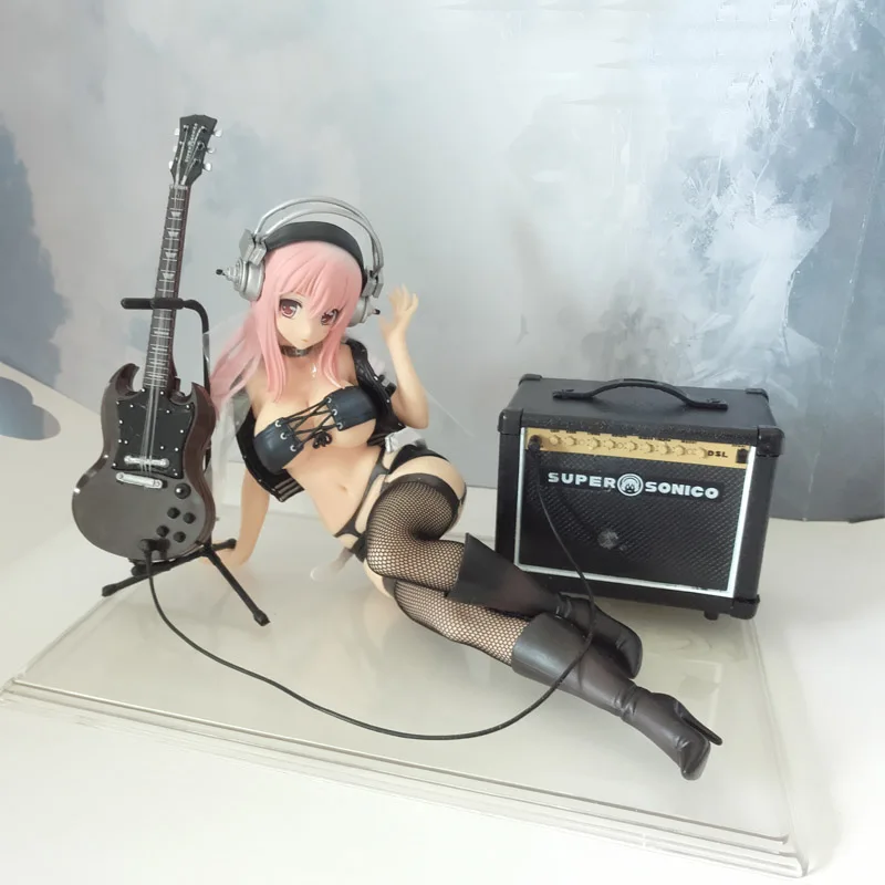 

LIS NEW FURYU SONICO Toys Figure Super Sonic Swimsuit Ver.Sexy PVC jeans Sonic Anime Figure Bikini Sexy Girl Action Figure