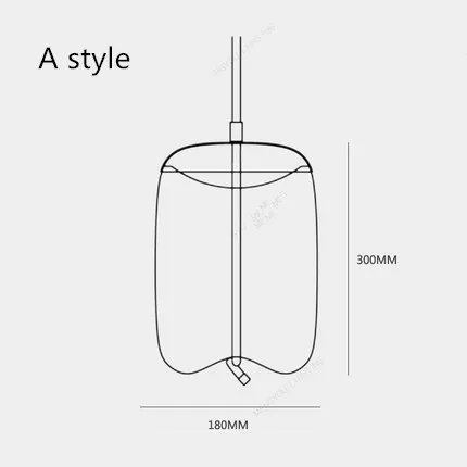 Скандинавское стекло подвесной светильник современный подвесной светильник Гостиная Столовая люминария деко крепежные лампы освещения - Цвет корпуса: A style