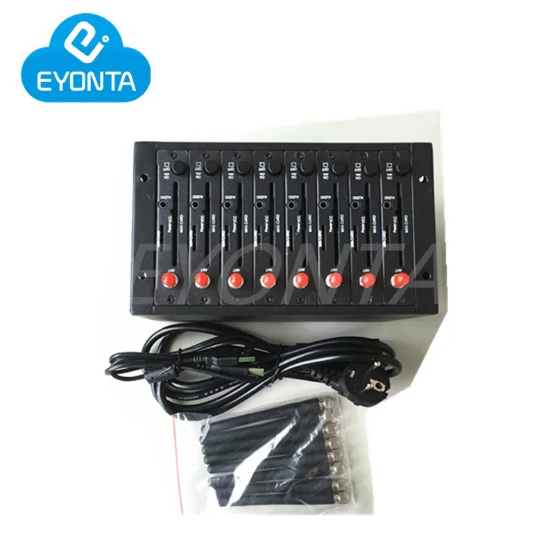 

8 port usb gsm modem/8 sim sms gateways device with open AT command