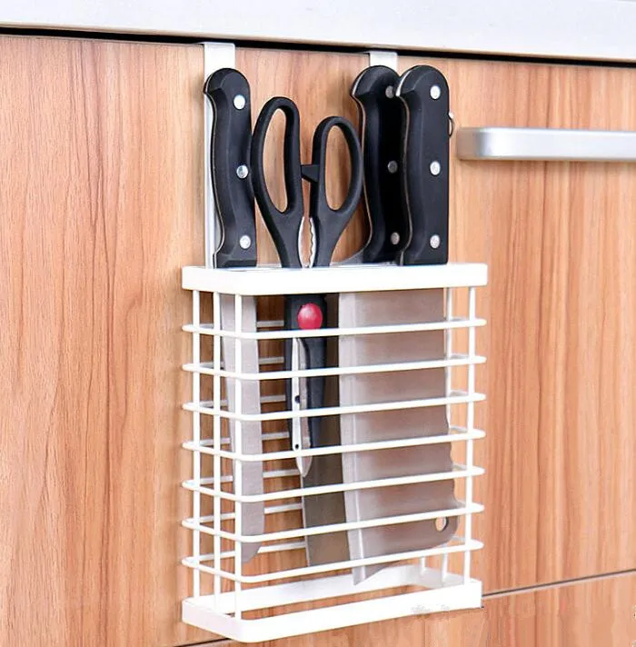 

Multifunctional Kitchen Tool Holder cupboard Knife block storage hook rack fashion metal Soup ladle fruit knife Scissors shelf