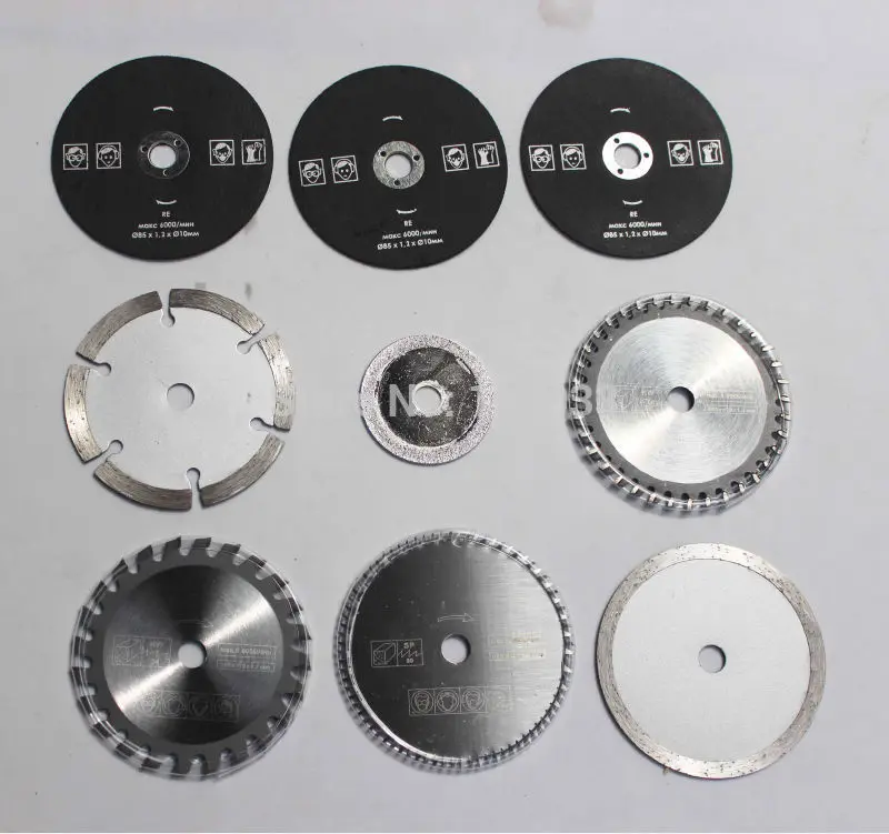 9pcs/lot swa blade for mini saw 7 kinds different saw blade working for