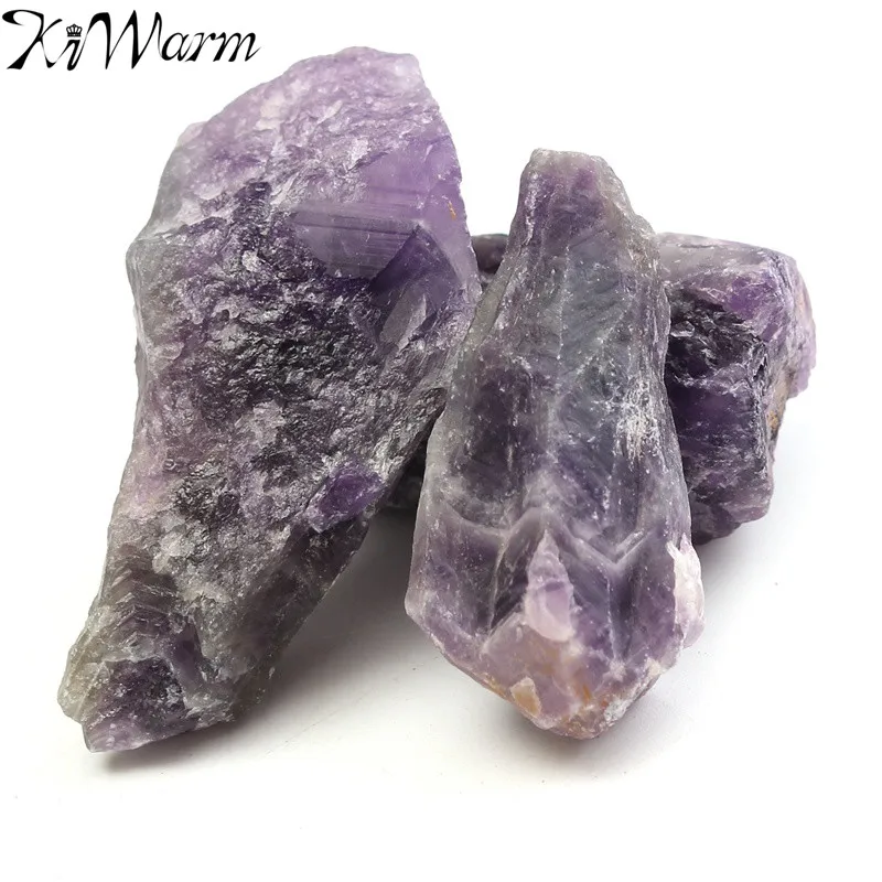 quartz crystal raw amethyst rock