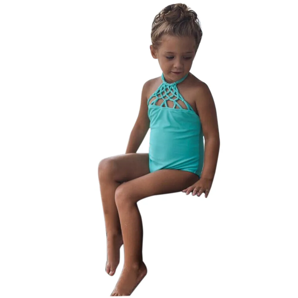 Toddler Baby Girls Kids Sexy Hollow One Piece Swimsuit Bathing Tankini