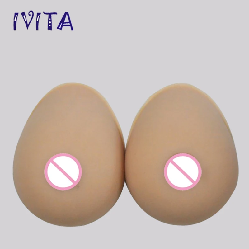 600g/pair Beige Silicone Breast Prosthesis Silicone Fake Breast Fake Boobs Mastectomy Crossdresser Shemale Size 5