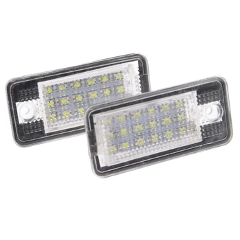 

Light for Car,Led License Number Plate Light Fit Audi A3 A4 A6 A8 B6 B7 S3 Q7